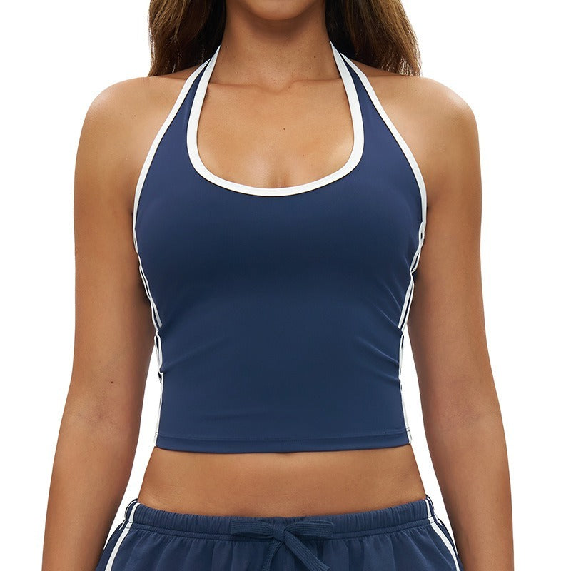 Caizo Women's Quick-Dry Sports Tank Top High Stretch Nylon Workout Vest